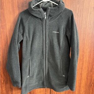 Columbia Women’s Charcoal Fleece Hooded Jacket